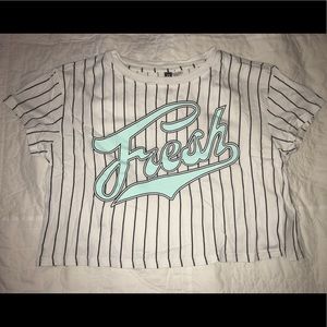“Fresh” Striped Tee